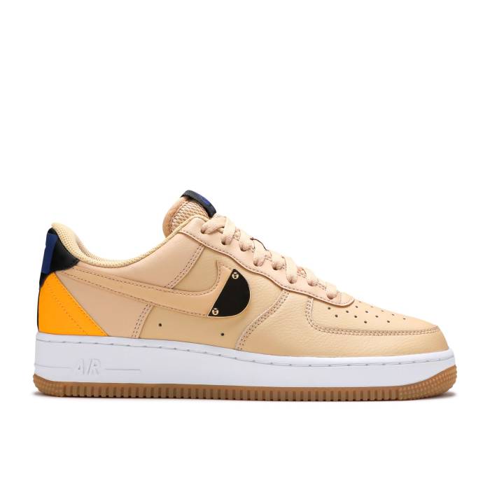 ナイキ Nike 【 Nba X Air Force 1 '07 Lv8 'Sesame University Gold' Men Sesame/University Gold/Deep Royal Blue/Sesame 】 メンズ ゴールド ディープ 青色 ブルー