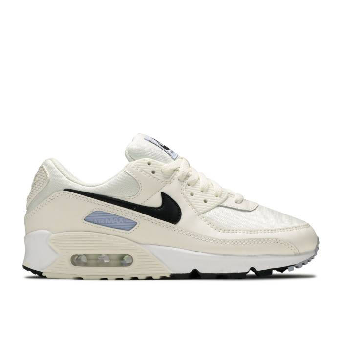 ナイキ Nike 【 Wmns Air Max 90 \u0027Sail\u0027 Women Sail/Ghost/Black 】 マックス レディース 黒いこと 黒いこと