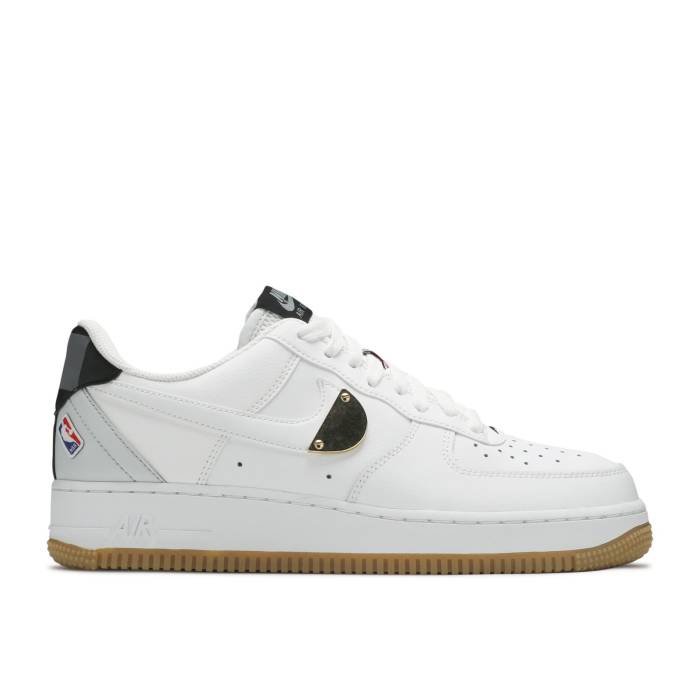 ナイキ Nike 【 Nba X Air Force 1 \u002707 Lv8 \u0027White Pure Platinum\u0027 Men White/Pure Platinum/Cool Grey/White 】 純然たる メンズ 白いこと 白いこと 純然たる Platinum プラチナム 冷やりとした 薄墨色 薄墨色