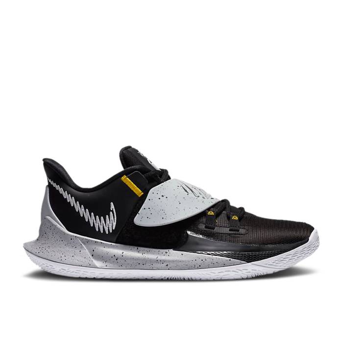 ナイキ Nike 【 Kyrie Low 3 Team \u0027Black Wolf Grey\u0027 Men Black/Wolf Grey/Metallic Silver 】 Kyrie カイリー Team 野球クラブ メンズ 黒いこと 黒いこと 薄墨色 薄墨色 Silver しろがね色・しろがね色