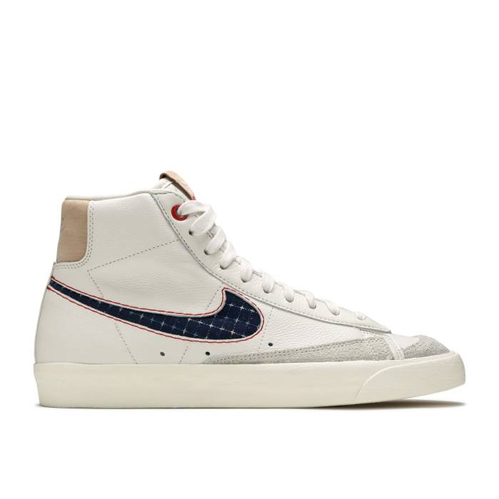 ナイキ Nike 【 Denham X Blazer Mid \u0027Sail\u0027 Men Sail/Midnight Navy/Summit White 】 ブレイザー ミッド メンズ 紺色 米国海軍 白いこと 白いこと