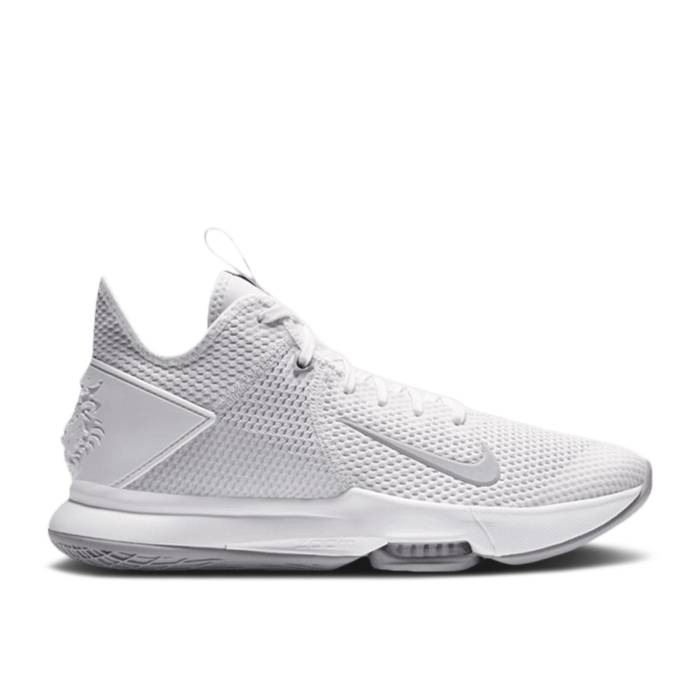 ナイキ Nike 【 Lebron Witness 4 \u0027White Wolf Grey\u0027 Men White/Wolf Grey/Pure Platinum 】 Lebron レブロン メンズ 白いこと 白いこと 薄墨色 薄墨色 純然たる Platinum プラチナム