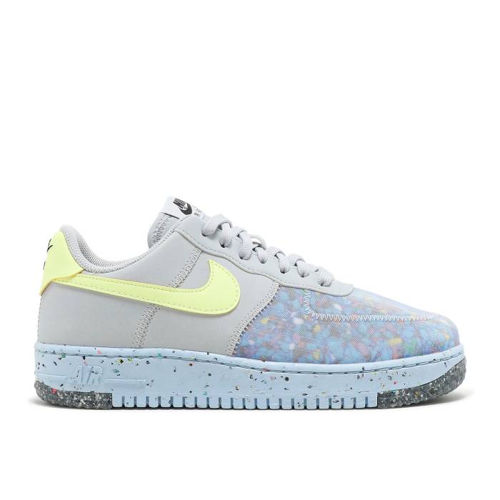 ナイキ Nike 【 Wmns Air Force 1 Low Crater \u0027Pure Platinum\u0027 Women Pure Platinum/Barely Volt/Summit White 】 レディース 純一無雑 Platinum プラチナム 白いこと 白いこと