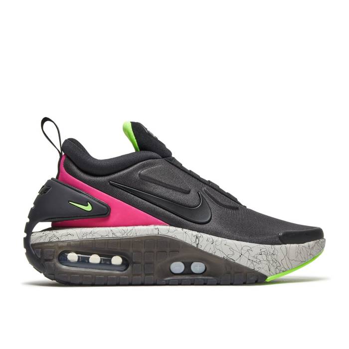 ナイキ Nike 【 Adapt Auto Max \u0027Fireberry\u0027 Men Black/Black/Fireberry/Electric Green 】 アダプト マックス メンズ 黒いこと 黒いこと green 緑・緑であること