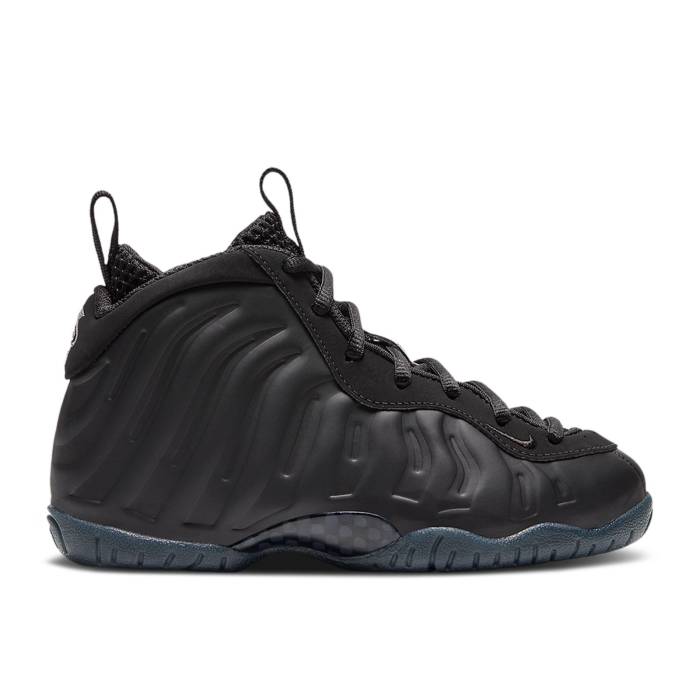 ナイキ Nike 【 Little Posite One Ps \u0027Anthracite\u0027 2020 Youth Black/Wolf Grey/Anthracite/Black 】 御坊っちゃん キッズ 黒いこと 黒いこと 薄墨色 薄墨色 キッズファッション-スニーカー-靴