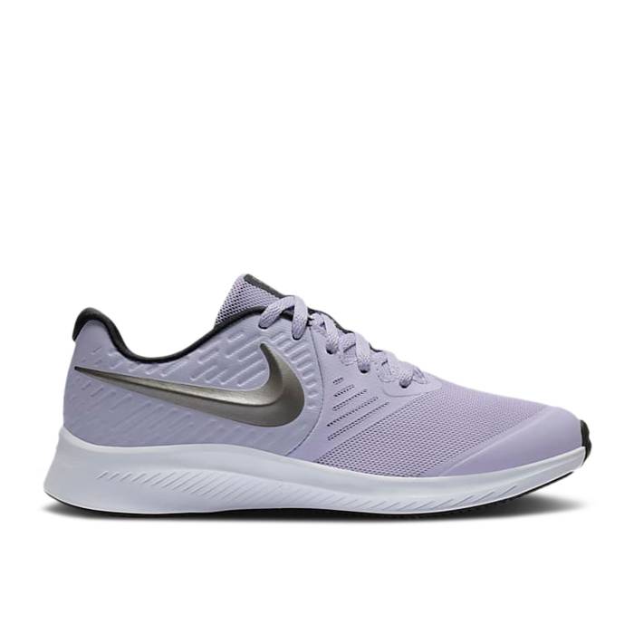 ナイキ Nike 【 Star Runner 2 Gs 'Violet Frost' Youth Violet Frost/Dark Smoke Grey/White/Metallic Pewter 】 ジュニア キッズ 紫・バイオレット 灰色 グレー 白色 ホワイト|スニケス