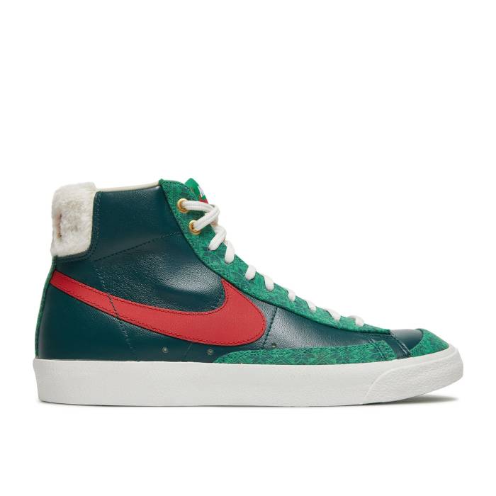 ナイキ Nike 【 Blazer Mid \u002777 Vintage \u0027Christmas Sweater\u0027 Men Dark Atomic Teal/Lucky Green/White/University Red 】 ブレイザー ミッド vintage ビンテージ・ヴィンテージ メンズ green 緑・緑であること 白いこと 白いこと Red 赤