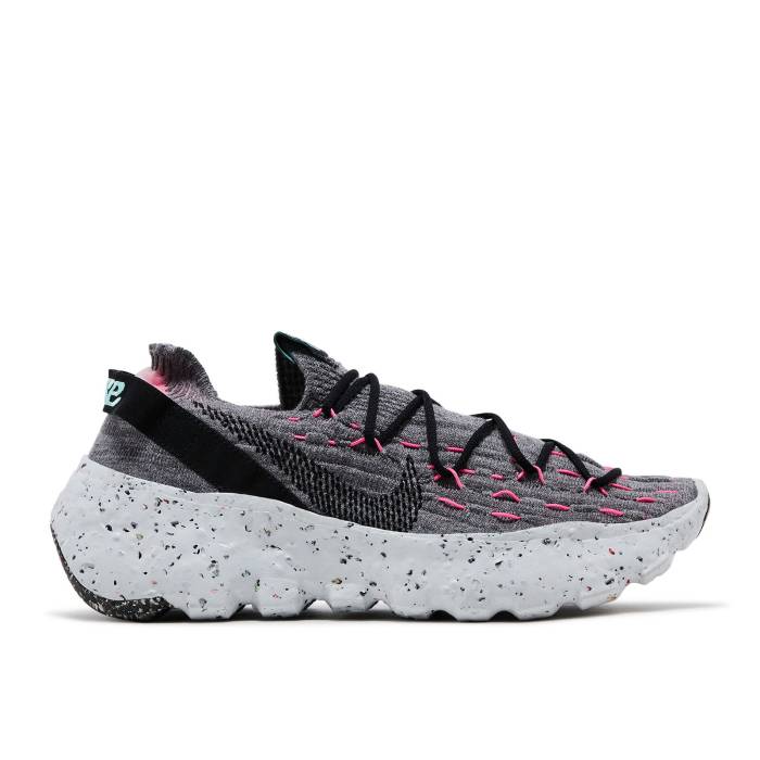 ナイキ Nike 【 Wmns Space Hippie 04 'South Beach' Women Smoke Grey/Black/Pink Blast 】 レディース 灰色 グレー 黒色 ブラック pink ピンク ブラスト