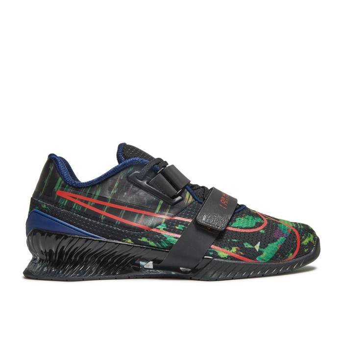 ナイキ Nike 【 Romaleos 4 Amp 'I Am Not A Robot' Men Black/Dark Smoke Grey/Poison Green/Flash Crimson 】 アンプ メンズ 黒色 ブラック 灰色 グレー green 緑・グリーン クリムゾン