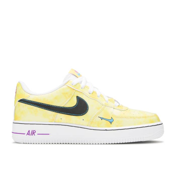 ナイキ Nike 【 Air Force 1 \u002707 Lv8 \u0027Peace, Love, And Basketball\u0027 Men Speed Yellow/Laser Blue/White/Black 】 メンズ Speed す早さ yellow 黄味がかった・黄色 Laser レーザ 青み 青色 白いこと 白いこと 黒いこと 黒いこと