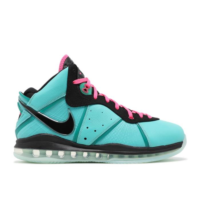 ナイキ Nike 【 Lebron 8 Retro \u0027South Beach\u0027 2021 Men Retro/Pink Flash/Filament Green/Black 】 Lebron レブロン レトロ メンズ レトロ pink サクラ色 green 緑・緑であること 黒いこと 黒いこと