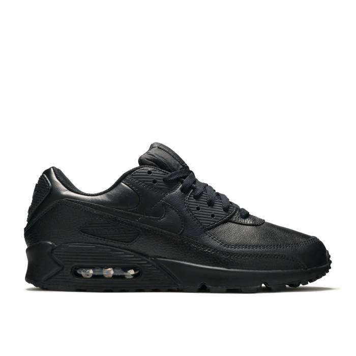 ナイキ Nike 【 Air Max 90 Leather \u0027Triple Black\u0027 Men Black/Black/Black 】 マックス なめし革 メンズ 黒いこと 黒いこと