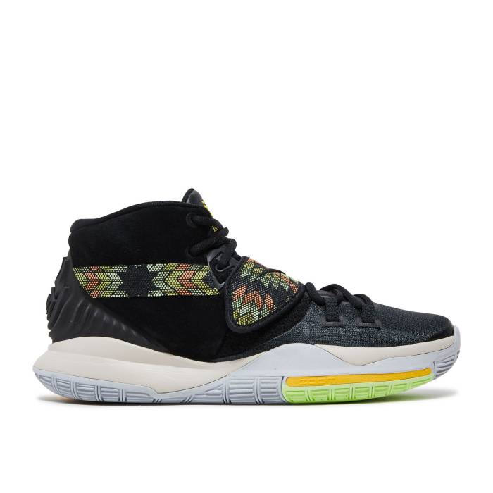 ナイキ Nike 【 Kyrie 6 \u0027N7 - Standing Rocks\u0027 Men Black/Pure Platinum/Citron Pulse 】 Kyrie カイリー メンズ 黒いこと 黒いこと 純一無雑 Platinum プラチナム
