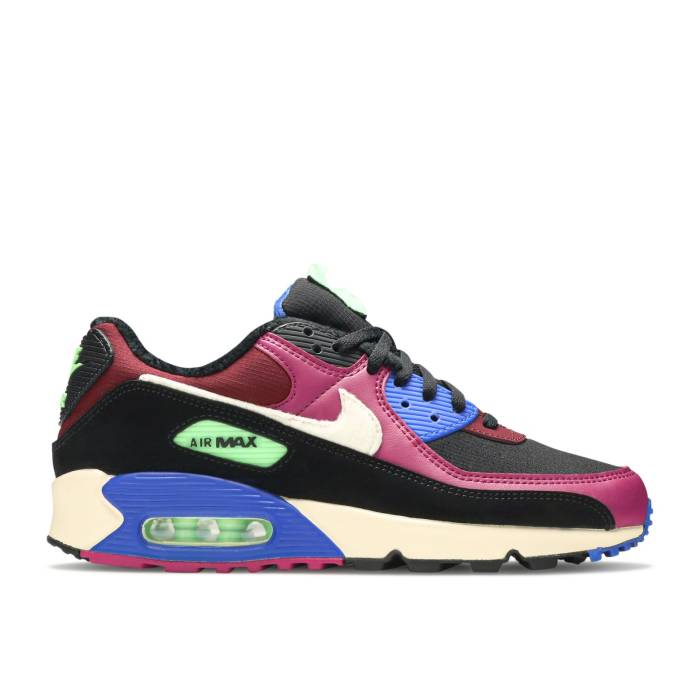 ナイキ Nike 【 Wmns Air Max 90 Premium \u0027Cactus Flower\u0027 Women Cactus Flower/Black/Dark Beetroot/Fossil 】 マックス Premium 割り増し金 レディース 黒いこと 黒いこと