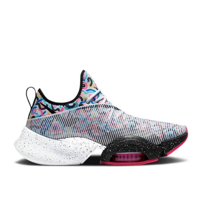 ナイキ Nike 【 Wmns Air Zoom Superrep 'Curly Doodle' Women Black/Baltic Blue/Pink Blast/White 】 ズーム レディース 黒色 ブラック 青色 ブルー pink ピンク ブラスト 白色 ホワイト｜スニケス