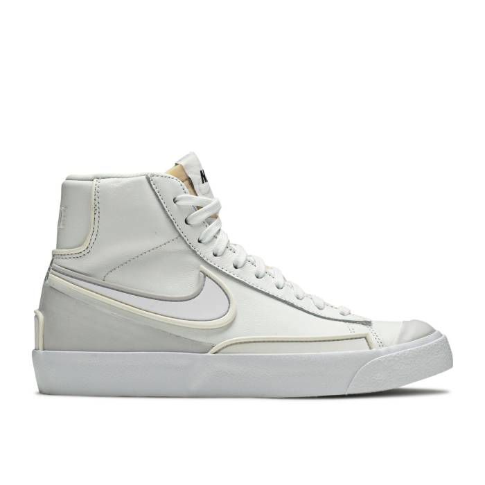 ナイキ Nike 【 Wmns Blazer Mid \u002777 \u0027Infinite White\u0027 Women Summit White/Sail/Vast Grey/White 】 ブレイザー ミッド レディース 白いこと 白いこと 薄墨色 薄墨色