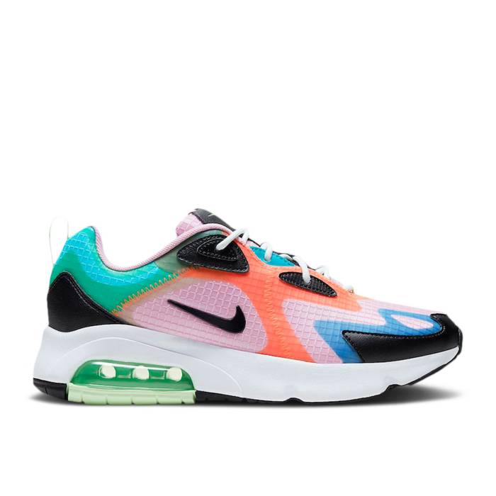 ナイキ Nike 【 Wmns Air Max 200 \u0027Light Arctic Pink Orange Pulse\u0027 Women Light Arctic Pink/Orange Pulse/White/Black 】 マックス pink さくら色 orange 橙・オレンジ色 レディース pink さくら色 orange 橙・オレンジ色 白いこと 白いこと