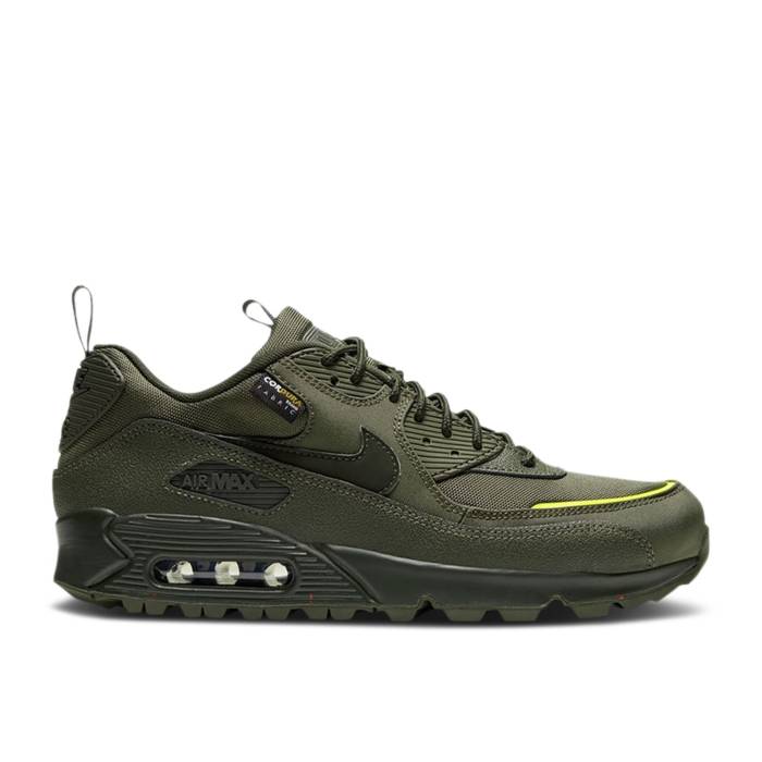 ナイキ Nike 【 Air Max 90 Surplus \u0027Cargo Khaki\u0027 Men Cargo Khaki/Lemon Venom/Sequoia 】 マックス メンズ 積貨委託貨物 カーキ