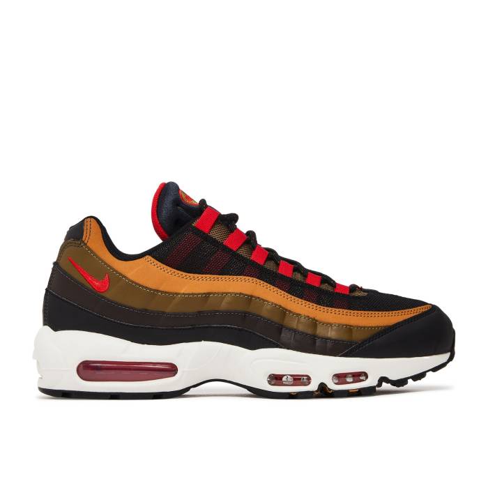 ナイキ Nike 【 Air Max 95 Essential \u0027Yukon Brown\u0027 Men Yukon Brown/Flax/Black/University Red 】 マックス メンズ 赤銅色 赤銅色 黒いこと 黒いこと Red 赤・赤いこと