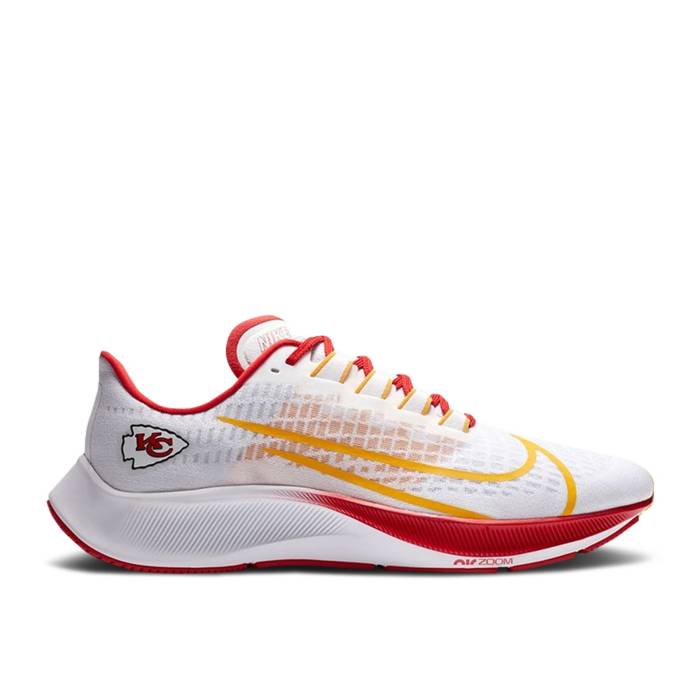 ナイキ Nike 【 Air Zoom Pegasus 37 \u0027Kansas City Chiefs\u0027 Men White/Pure Platinum/University Red/University Gold 】 望遠レンズ ペガサス シティ メンズ 白いこと 白いこと 純然たる Platinum プラチナム Red 赤・赤いこと ゴールド
