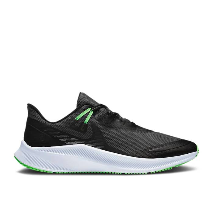 ナイキ Nike 【 Quest 3 Shield Black Poison Green Men Black/Obsidian Mist/Poison Green/Black 】 メンズ 黒色 ブラック green 緑・グリーン