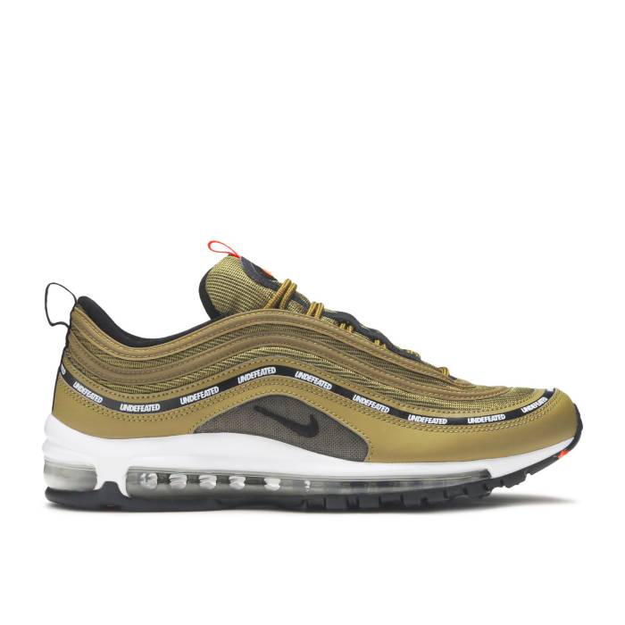 ナイキ Nike 【 Undefeated X Air Max 97 \u0027Militia Green\u0027 Men Militia Green/Orange Blaze/White/Black 】 アンディフィーテッド マックス メンズ green 緑・緑であること orange 橙・オレンジ色 白いこと 白いこと 黒いこと 黒いこと