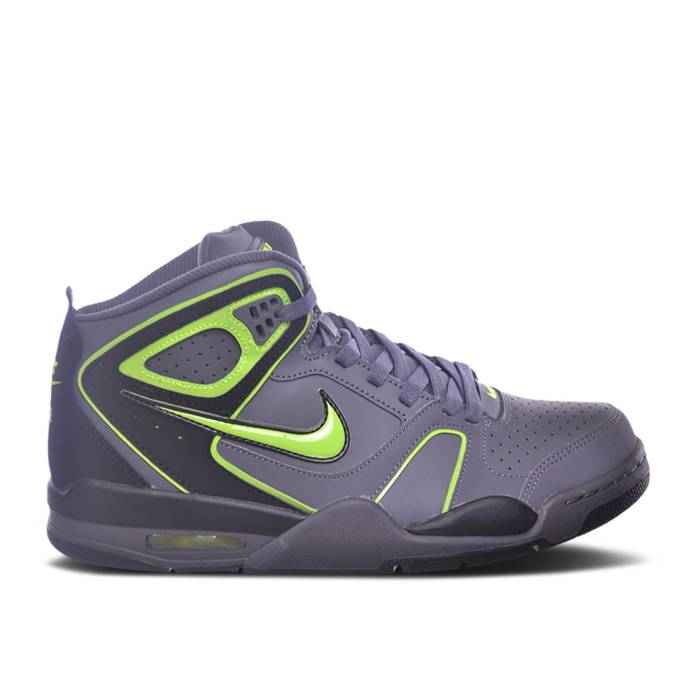 ナイキ Nike 【 Air Flight Falcon \u0027Dark Grey Voltage\u0027 Men Dark Grey/Dark Grey/Black/Voltage 】 Flight 航空 薄墨色 薄墨色 メンズ 薄墨色 薄墨色 黒いこと 黒いこと