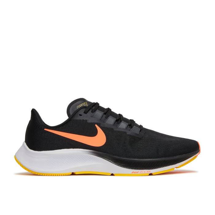 ナイキ Nike 【 Air Zoom Pegasus 37 'Black Bright Mango' Men Black/Anthracite/White/Bright Mango 】 ズーム ペガサス メンズ 黒色 ブラック 白色 ホワイト