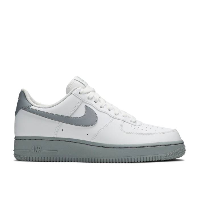 ナイキ Nike 【 Air Force 1 \u002707 \u0027White Grey Sole\u0027 Men White/White/Wolf Grey 】 薄墨色 薄墨色 メンズ 白いこと 白いこと 薄墨色 薄墨色