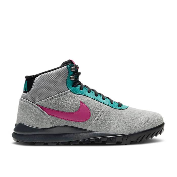 ナイキ Nike 【 Hoodland Boot 'Grey Mineral Teal' Men Particle Grey/Dark Smoke Grey/Mineral Teal/Bright Magenta 】 ブーツ メンズ 灰色 グレー マジェンタ｜スニケス