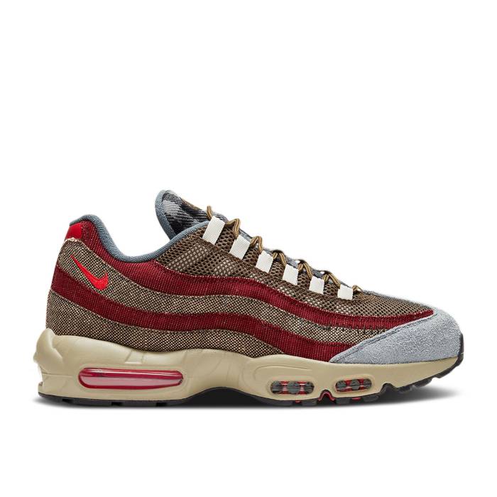 ナイキ Nike 【 Air Max 95 \u0027Freddy Krueger\u0027 Men Velvet Brown/University Red/Team Red 】 マックス メンズ 赤銅色 赤銅色 Red 赤・赤いこと Team 野球クラブ