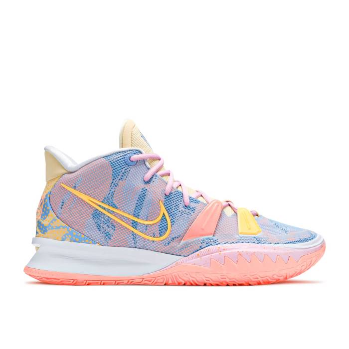 ナイキ Nike 【 Kyrie 7 Preheat Expressions Men Ghost/Laser Orange/Blue Beyond 】 Kyrie カイリー メンズ Laser レーザー orange 橙・オレンジ 青色 ブルー