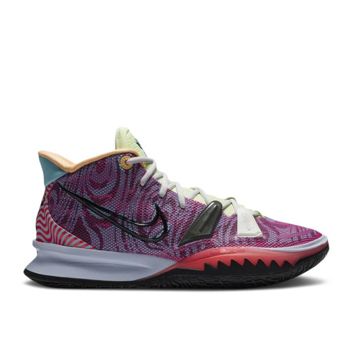 ナイキ Nike 【 Kyrie 7 Creator Men Active Fuchsia/Black/Ghost/Multi-Color 】 Kyrie カイリー メンズ 黒色 ブラック