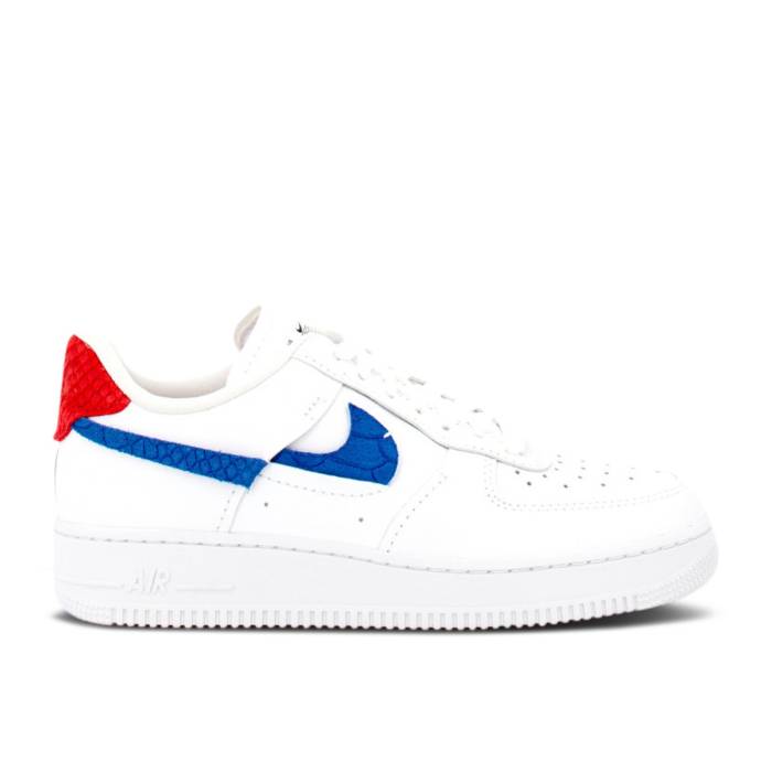 ナイキ Nike 【 Wmns Air Force 1 Lxx \u0027Snakeskin - University Red Royal\u0027 Women White/University Red/Game Royal 】 Red 赤・赤いこと レディース 白いこと 白いこと Red 赤・赤いこと Game 取り組み