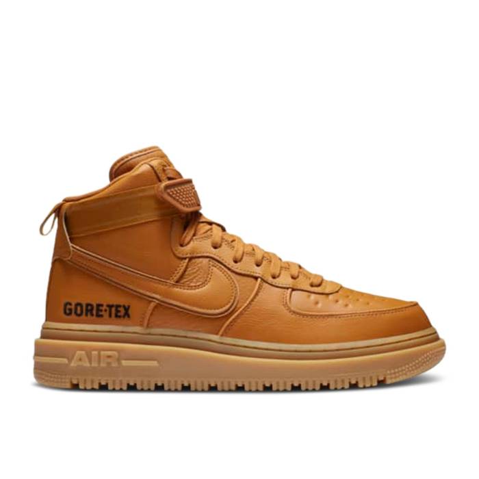 ナイキ Nike 【 Air Force 1 Gore-Tex Boot \u0027Wheat\u0027 Men Flax/Flax/Wheat/Gum Light Brown 】 ゴアテックス ブーツ メンズ ウィート 赤銅色 赤銅色