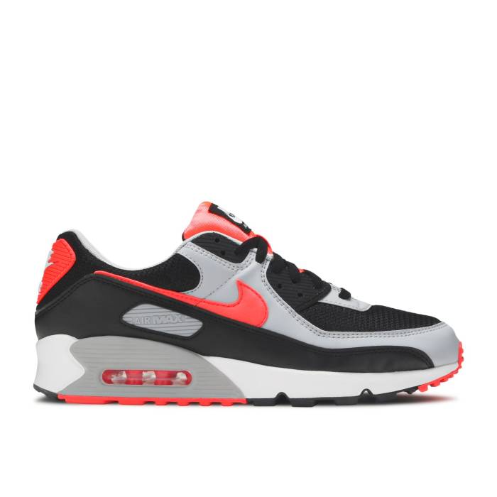 ナイキ Nike 【 Air Max 90 \u0027Radiant Red\u0027 Men Black/Radiant Red/White/Wolf Grey 】 マックス メンズ 黒いこと 黒いこと Red 赤・赤いこと 白いこと 白いこと 薄墨色 薄墨色