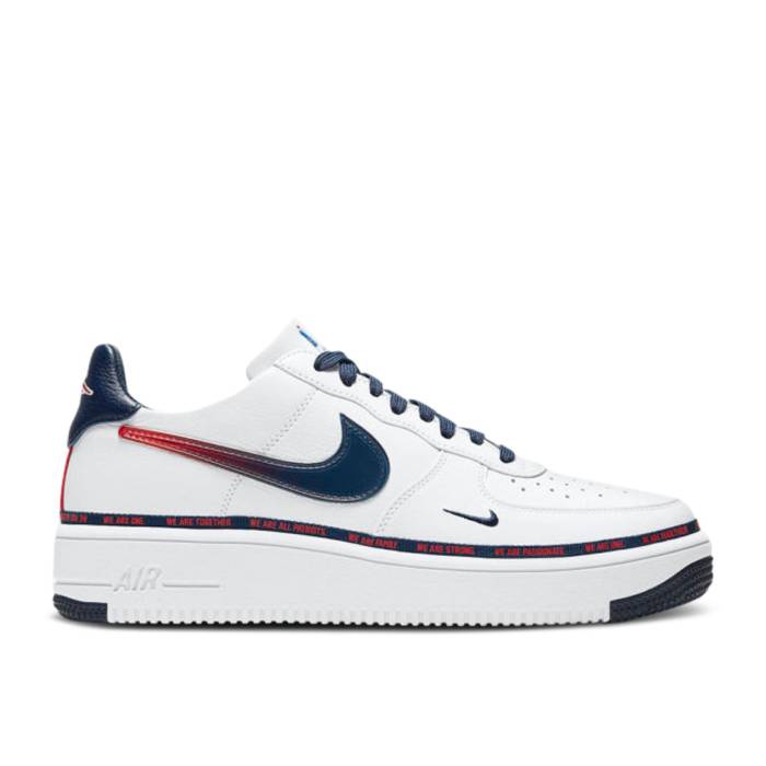 ナイキ Nike 【 Air Force 1 Ultraforce \u0027New England Patriots\u0027 Men White/University Red/White/College Navy 】 メンズ 白いこと 白いこと Red 赤・赤いこと 単科大学 紺色 米国海軍