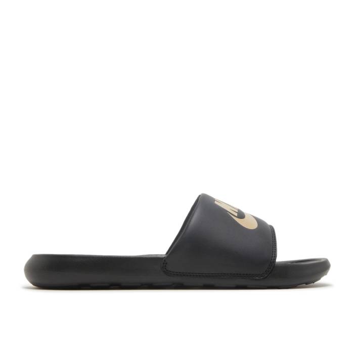 ナイキ Nike 【 Victori One Slide 'Black Metallic Gold' Men Black/Black/Metallic Gold 】 Slide サンダル メンズ 黒色 ブラック ゴールド