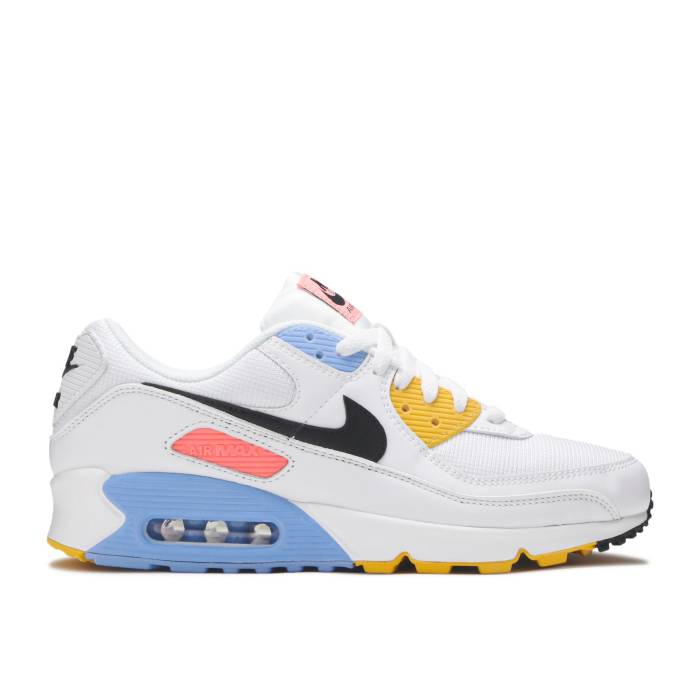 ナイキ Nike 【 Wmns Air Max 90 \u0027Solar Flare\u0027 Women White/Pure Platinum/Solar Flare/Black 】 マックス レディース 白いこと 白いこと 純然たる Platinum プラチナム 黒いこと 黒いこと