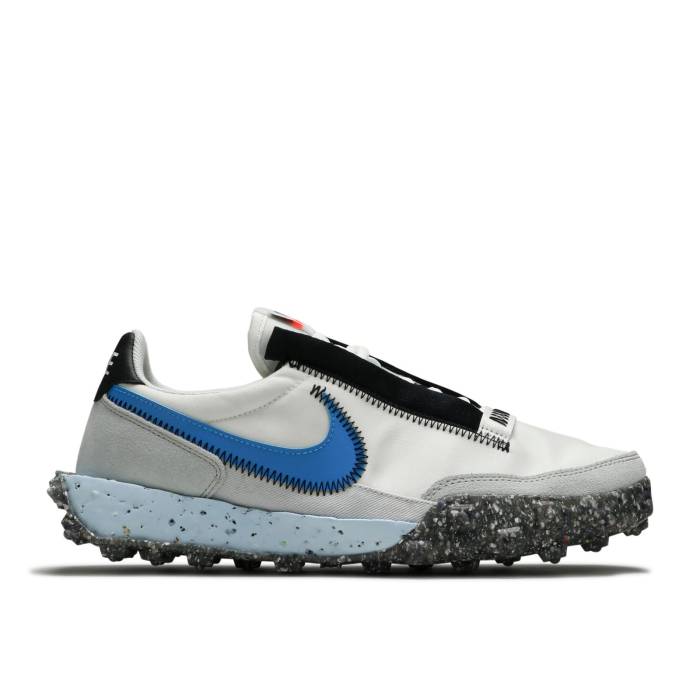 ナイキ Nike 【 Wmns Waffle Racer Crater \u0027Photon Dust Blue\u0027 Women Summit White/Photon Dust/Black/Photo Blue 】 ワーヘル レディース 白いこと 白いこと 黒いこと 黒いこと 青味 青み
