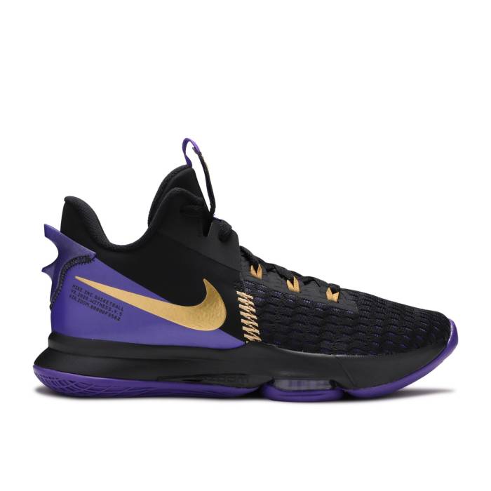 ナイキ Nike 【 Lebron Witness 5 'Fierce Purple Metallic Gold' Men Black/Fierce Purple/Metallic Gold 】 Lebron レブロン Purple 紫・パープル メンズ 黒色 ブラック Purple 紫・パープル ゴールド