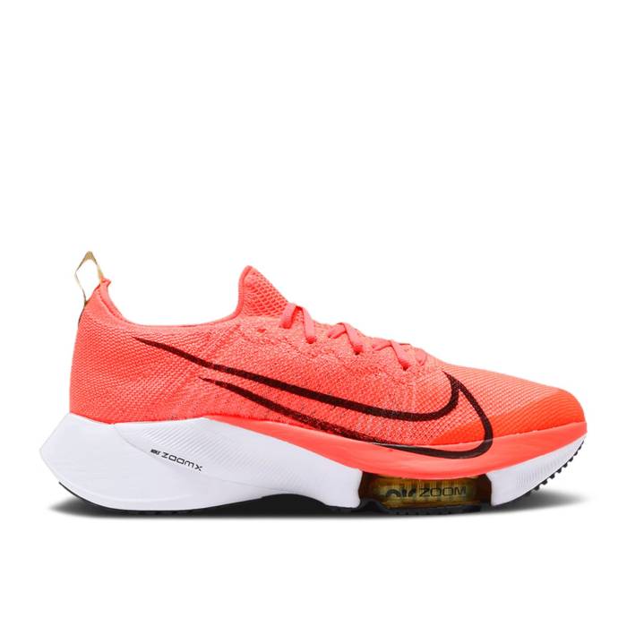 ナイキ Nike 【 Air Zoom Tempo Next% Flyknit Bright Mango Men Bright Mango/Citron Pulse/Black 】 ズーム フライニット メンズ 黒色 ブラック