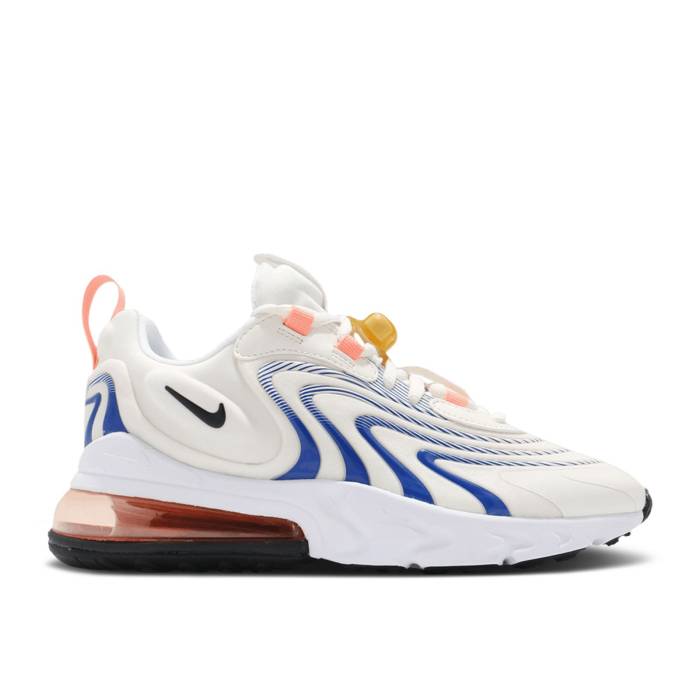 ナイキ Nike 【 Wmns Air Max 270 React Eng \u0027Sail Racer Blue\u0027 Women Sail/Black/Racer Blue 】 マックス リアクト レディース 黒いこと 黒いこと 青碧 青碧