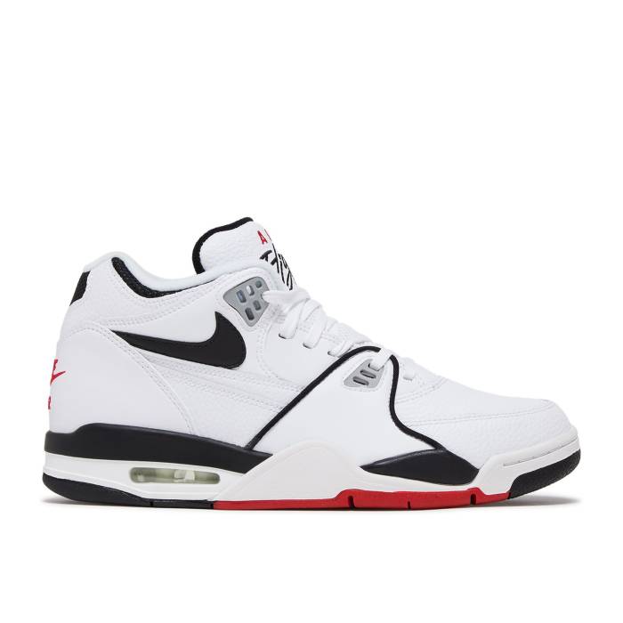 ナイキ Nike 【 Air Flight 89 \u0027White Black\u0027 Men White/Black/Light Smoke Grey 】 Flight 飛行 メンズ 白いこと 白いこと 黒いこと 黒いこと 薄墨色 薄墨色