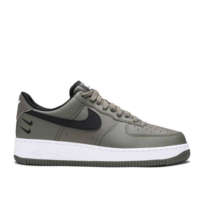 ナイキ Nike 【 Air Force 1 '07 Lv8 'Double Swoosh - Twilight Marsh' Men Twilight Marsh/White/Black 】 Swoosh スウッシュ・スウォッシュ トワイライト メンズ トワイライト 白色 ホワイト 黒色 ブラック|スニケス