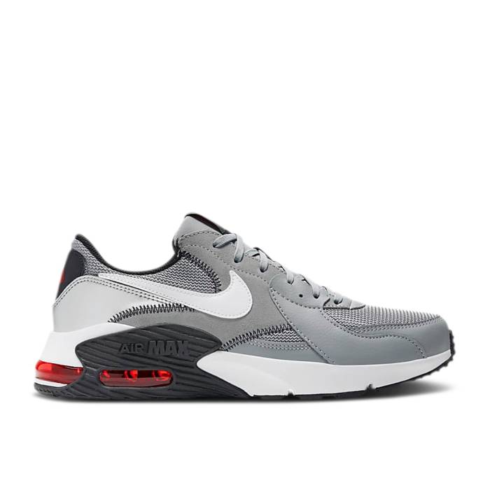 ナイキ Nike 【 Air Max Excee 'Particle Grey Black' Men Particle Grey/Black/University Red/White 】 マックス 灰色 グレー メンズ 灰色 グレー 黒色 ブラック Red 赤・レッド 白色 ホワイト