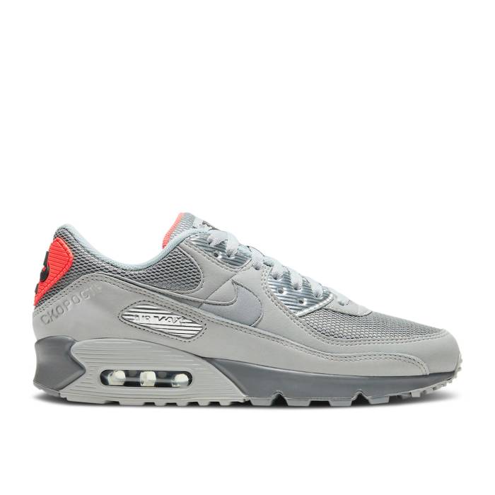 ナイキ Nike 【 Air Max 90 'Moscow' Men Smoke Grey/Infrared/Laser Blue 】 マックス メンズ 灰色 グレー Laser レーザー 青色 ブルー|スニケス
