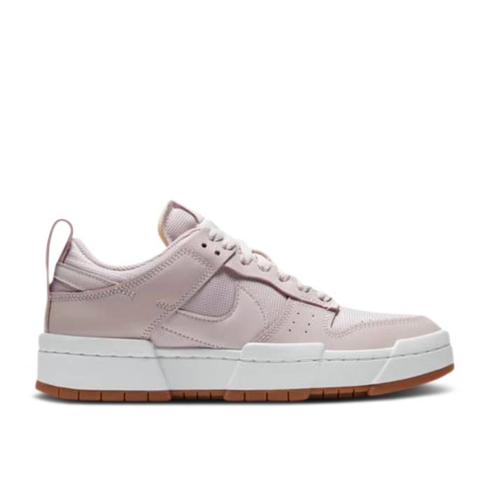 ナイキ Nike 【 Wmns Dunk Low Disrupt \u0027Barely Rose\u0027 Women Barely Rose/Summit White 】 ダンク レディース Rose サクラ色 白いこと 白いこと