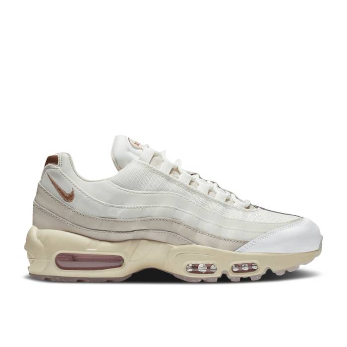 ナイキ Nike 【 Wmns Air Max 95 \u0027Mountain White Bronze\u0027 Women Mountain White/Light Redwood Brown/Red Bronze 】 マックス 白いこと 白いこと レディース 白いこと 白いこと 赤いこと木材 赤銅色 赤銅色 Red 赤・赤いこと 銅・ブロ