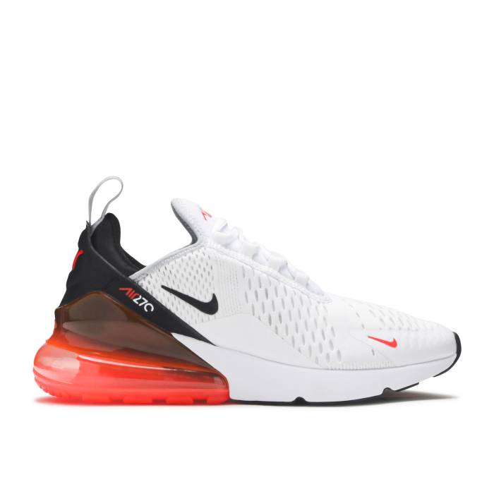 ナイキ Nike 【 Air Max 270 \u0027Bright Crimson Black\u0027 Men White/Wolf Grey/Bright Crimson/Black 】 マックス クリムゾン メンズ 白いこと 白いこと 薄墨色 薄墨色 クリムゾン 黒いこと 黒いこと